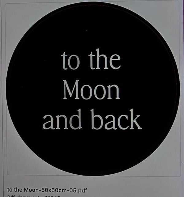 Muurcirkel to the moon and back nr 5