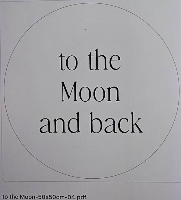 Muurcirkel to the moon and back nr 4
