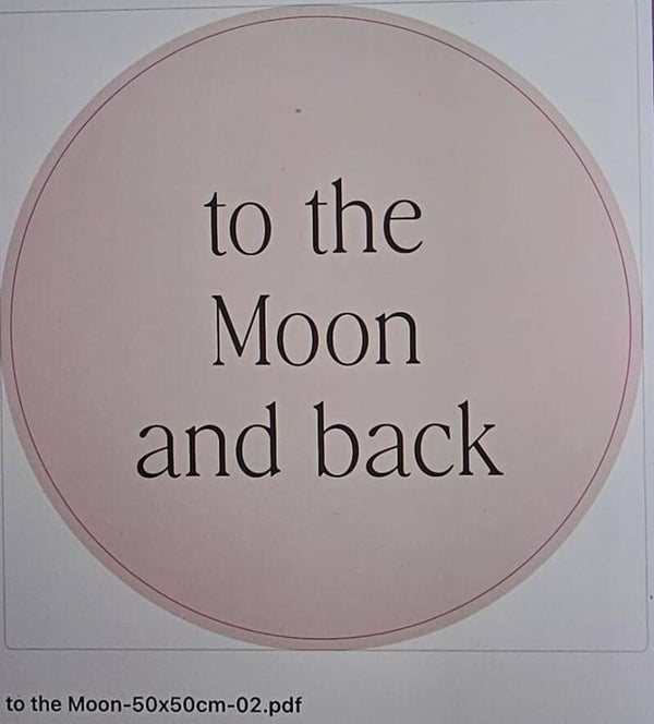 Muurcirkel to the moon and back nr 2