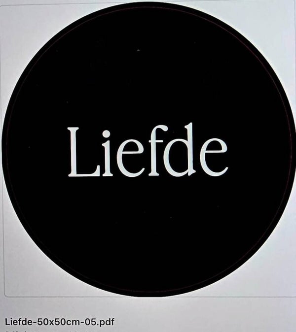 Muurcirkel liefde nr 5