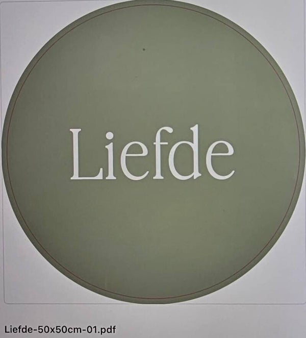 Muurcirkel liefde nr 1
