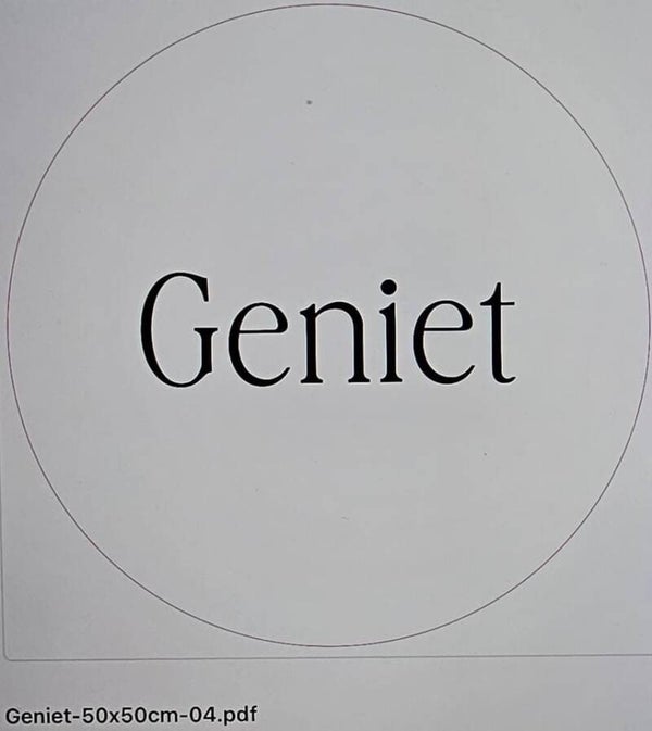 Muurcirkel geniet nr 4