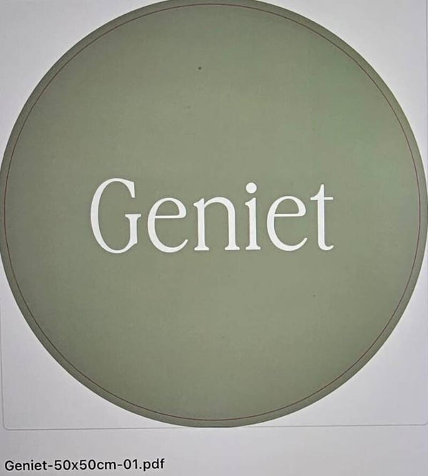 Muurcirkel geniet nr 1