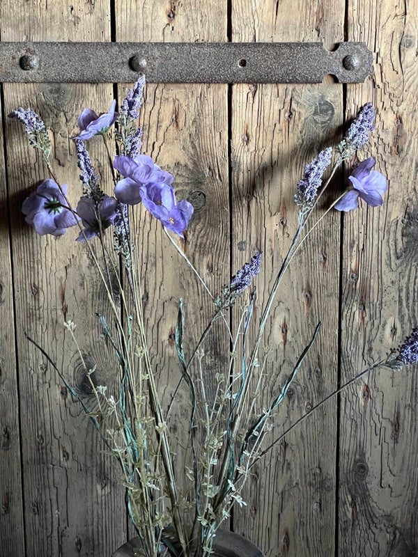 Wilde bloemen tak donker paars (nr7)