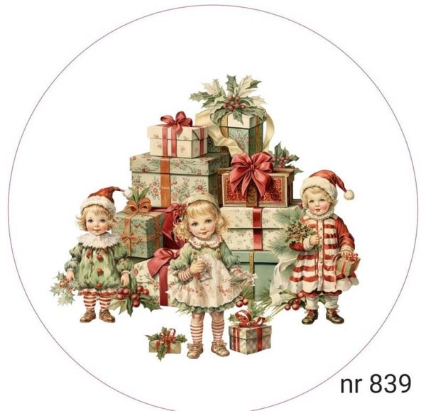 Muurcirkel kerst nr839