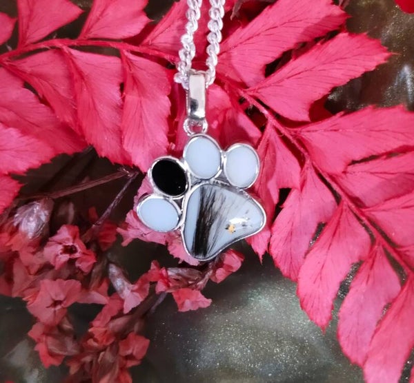 Anhänger Pfote "Alea" 925 Sterling Silber vergoldet