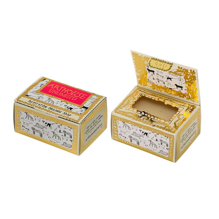 'Dogs' Triple milled Boxed Slab Soap - Meditation.