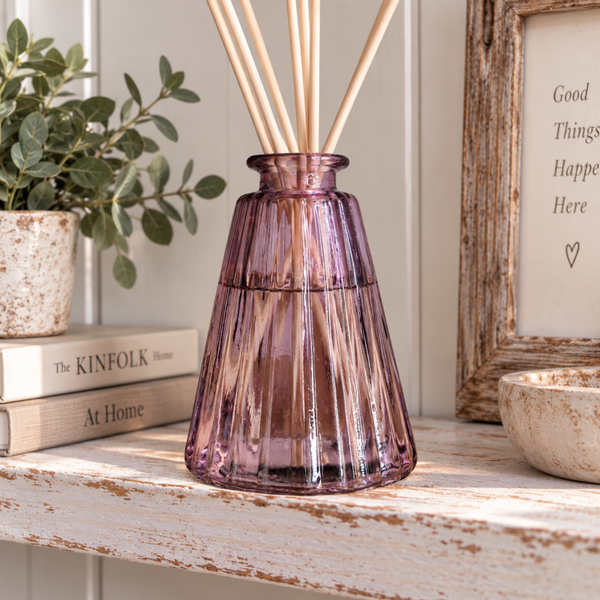 Tapered Glass Decanter - Grape