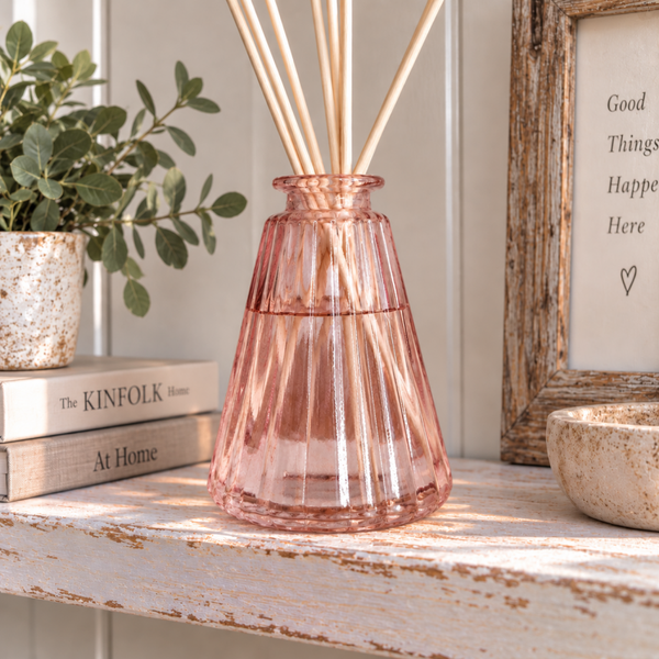 Tapered Glass Decanter - Blush