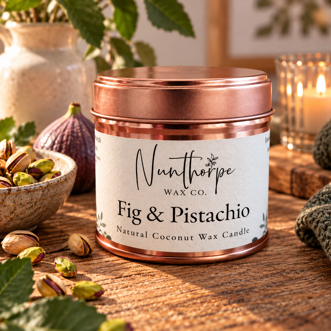 Tinned Candle - Fig & Pistachio