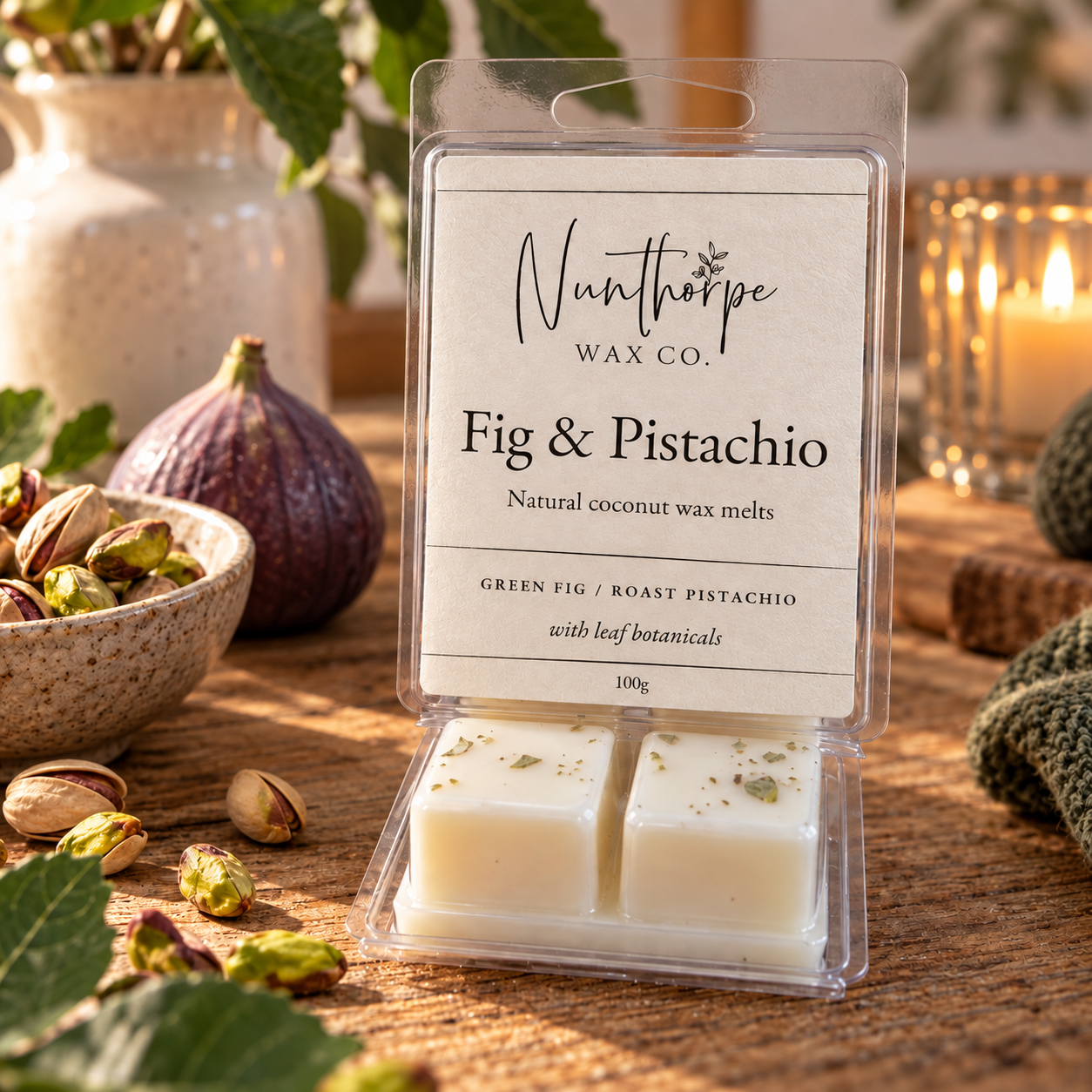Fig & Pistachio Botanical wax melts