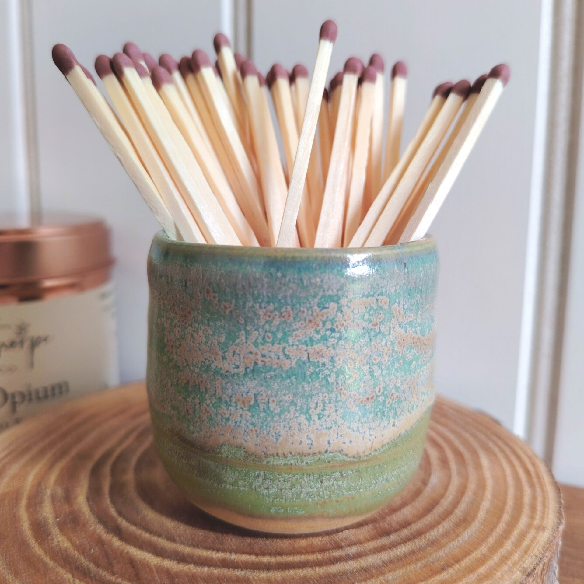'Landscape' Match Pot