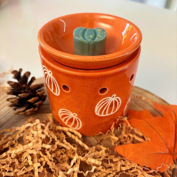 Autumnal burner with removable dish - Burnt Orange