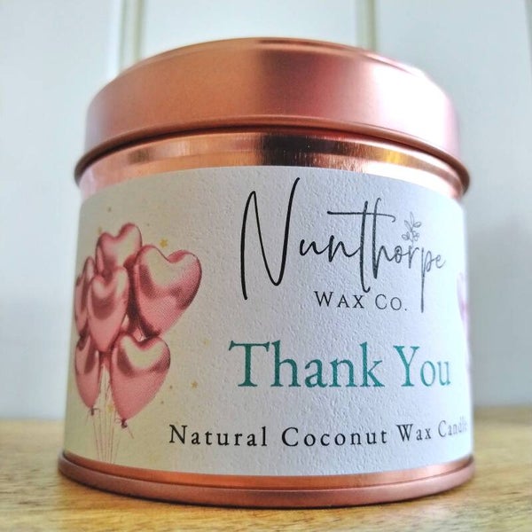 Thank you Tinned Candle