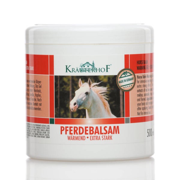 Kräuterhof® originele Duitse verwarmende spierbalsem / paardenbalsem voor mensen 500ml