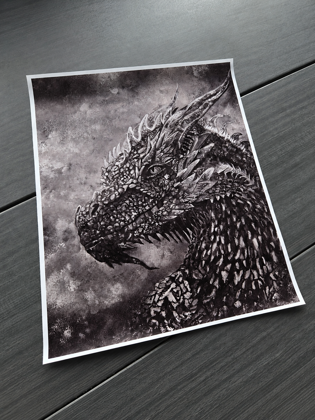 The last dragon print