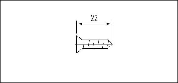 4601 Glasträgerschraube