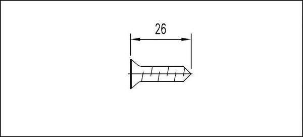 4602 Glasträgerschraube