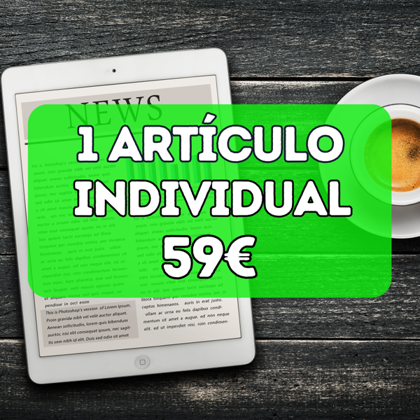 1 Artículo individual o puntual