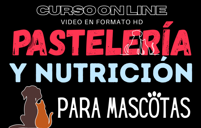 CURSO ONLINE PASTELERIA Y NUTRICIÓN PARA MASCOTAS
