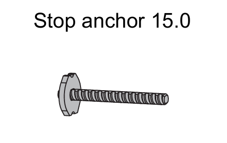 Doka - akkeri 15.0 cm.