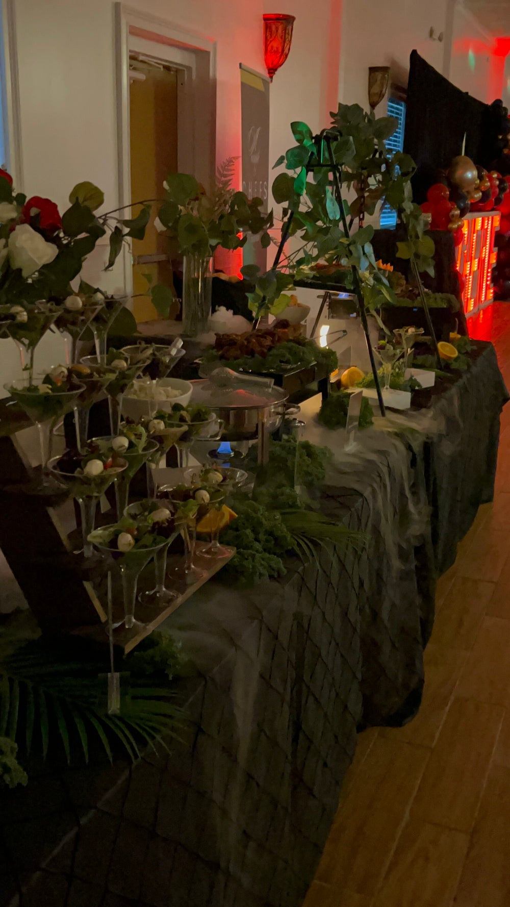 Catering buffet display from A Couple of Chefs