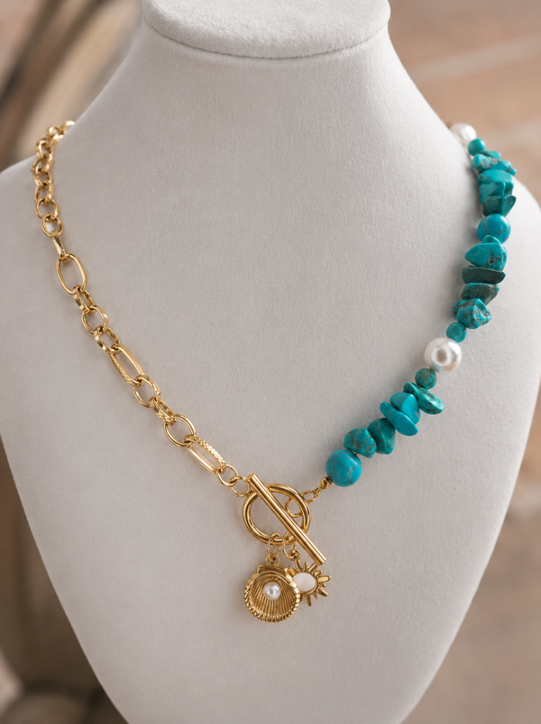 Collar turquesa