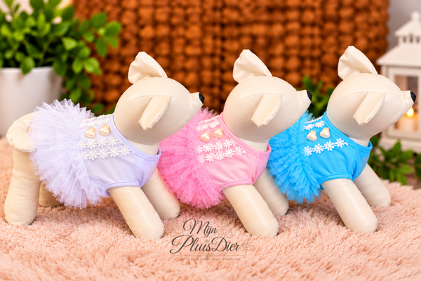 Honden shirt - meisje met tule