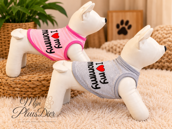 Honden shirt - I ❤️ MY MOMMY