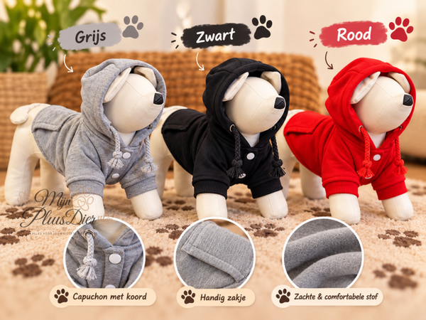 @ Dog Hoodie voir kleine huisdieren