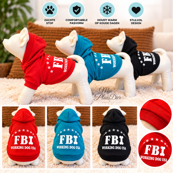 @ FBI Sweatshirt voor huisdieren