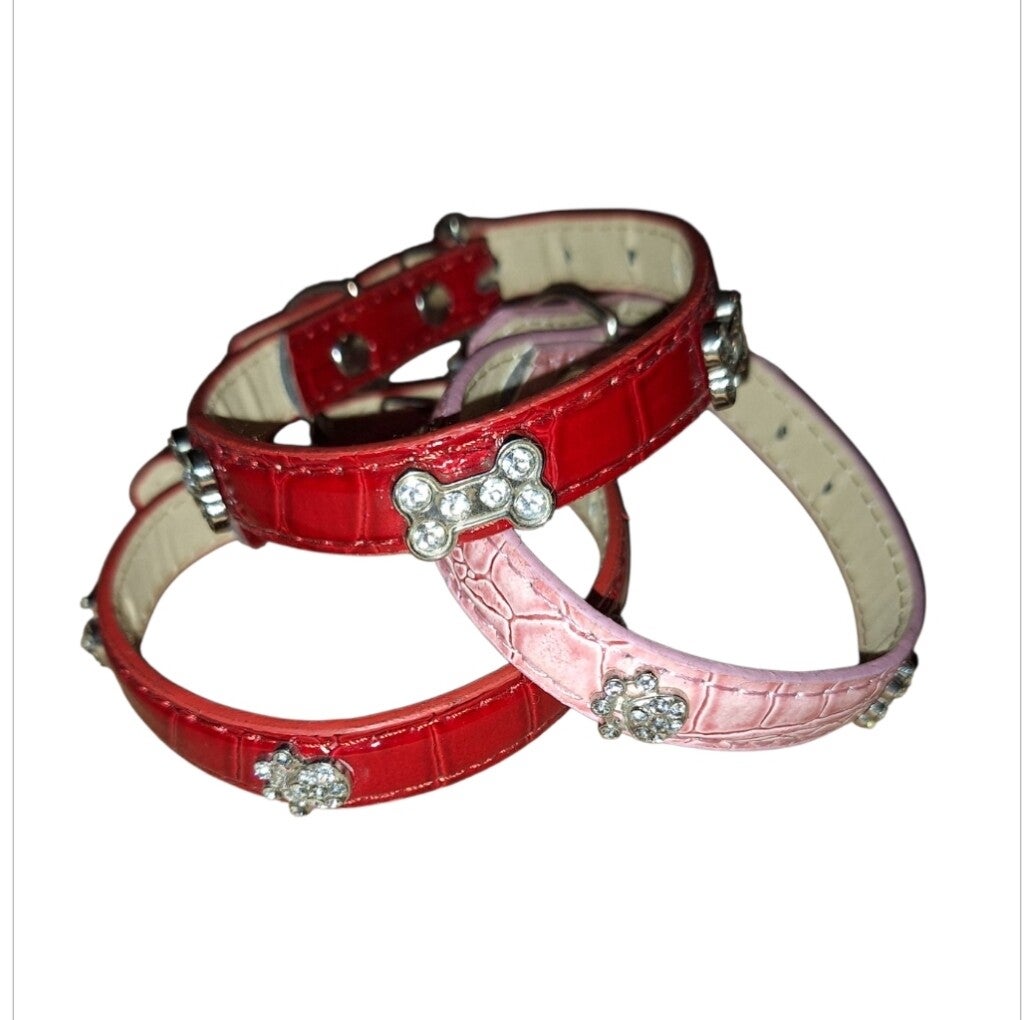 bod en poot lederlook halsband
