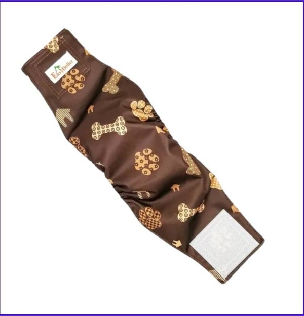 Reuen plasband - Koffie Bruin met opdruk