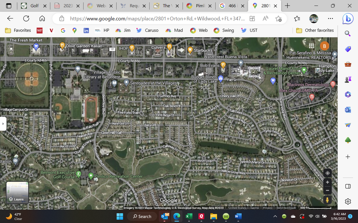 Pimlico Villagersgolf