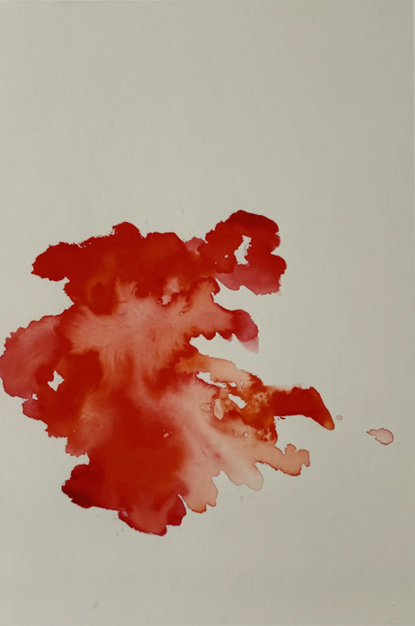 Armando (1929-2018)  Giclée 'Compositie in rood' 2016  Gesigneerd met potlood en beschreven 'E.A.'