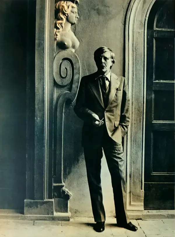 Karin Székessy (Germany 1938)  Fotografische lichtdruk 'Paul Wunderlich' 1985  Gesigneerd met potlood