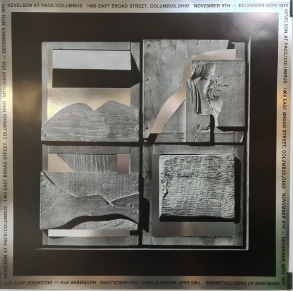 Louise Nevelson (1899–1988)  Galerieplakkaat Silver 'Nevelson at Page' 1975