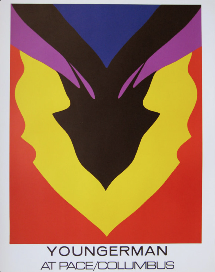 Jack Youngerman (1926–2020)  Lithografie 'Youngerman at Pace/Columbus' 1971