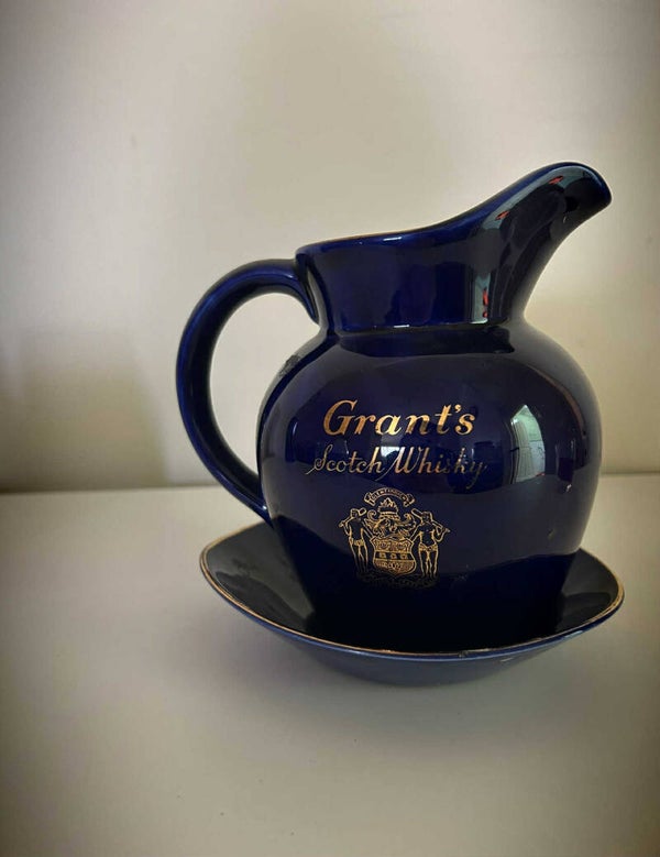 Grants Scotch ashtray and whiskey jug