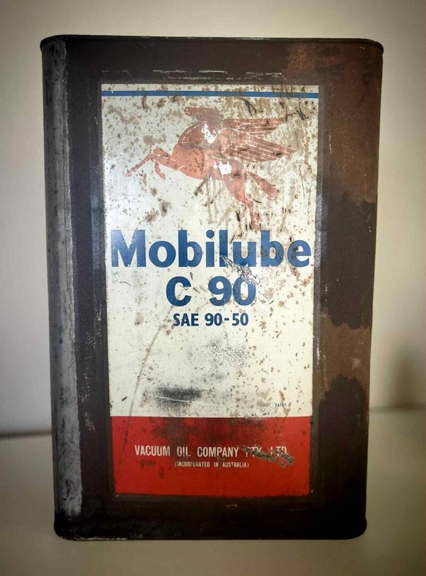 Mobile lube petrol tin