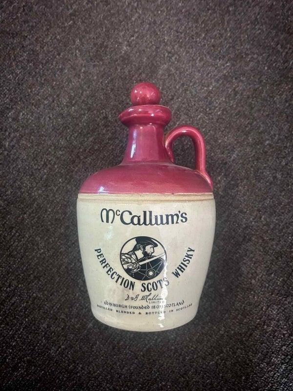 Pink McCullum whiskey jug