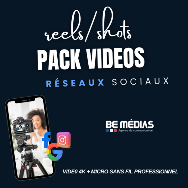 Pack Vidéos Réseaux Sociaux (reels/shots)