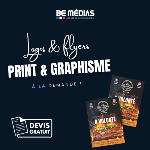 Print & Graphisme : Logos & flyers