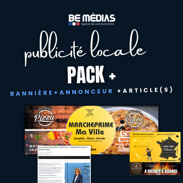 Pack Visibilité (bannière+annonceur+article)