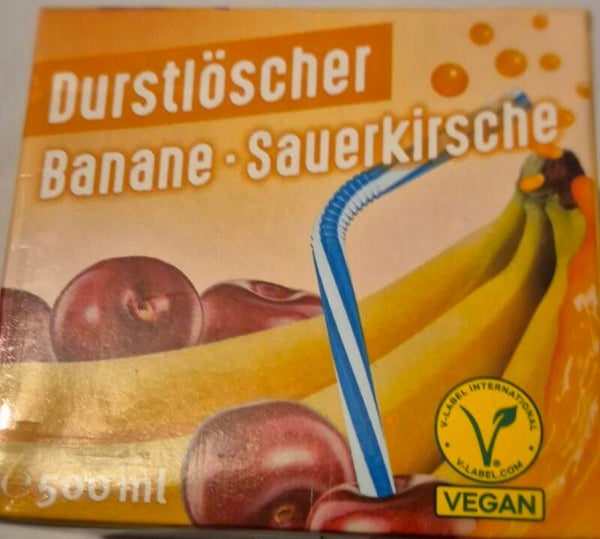 Durstlöscher Banane-Sauerkirsche