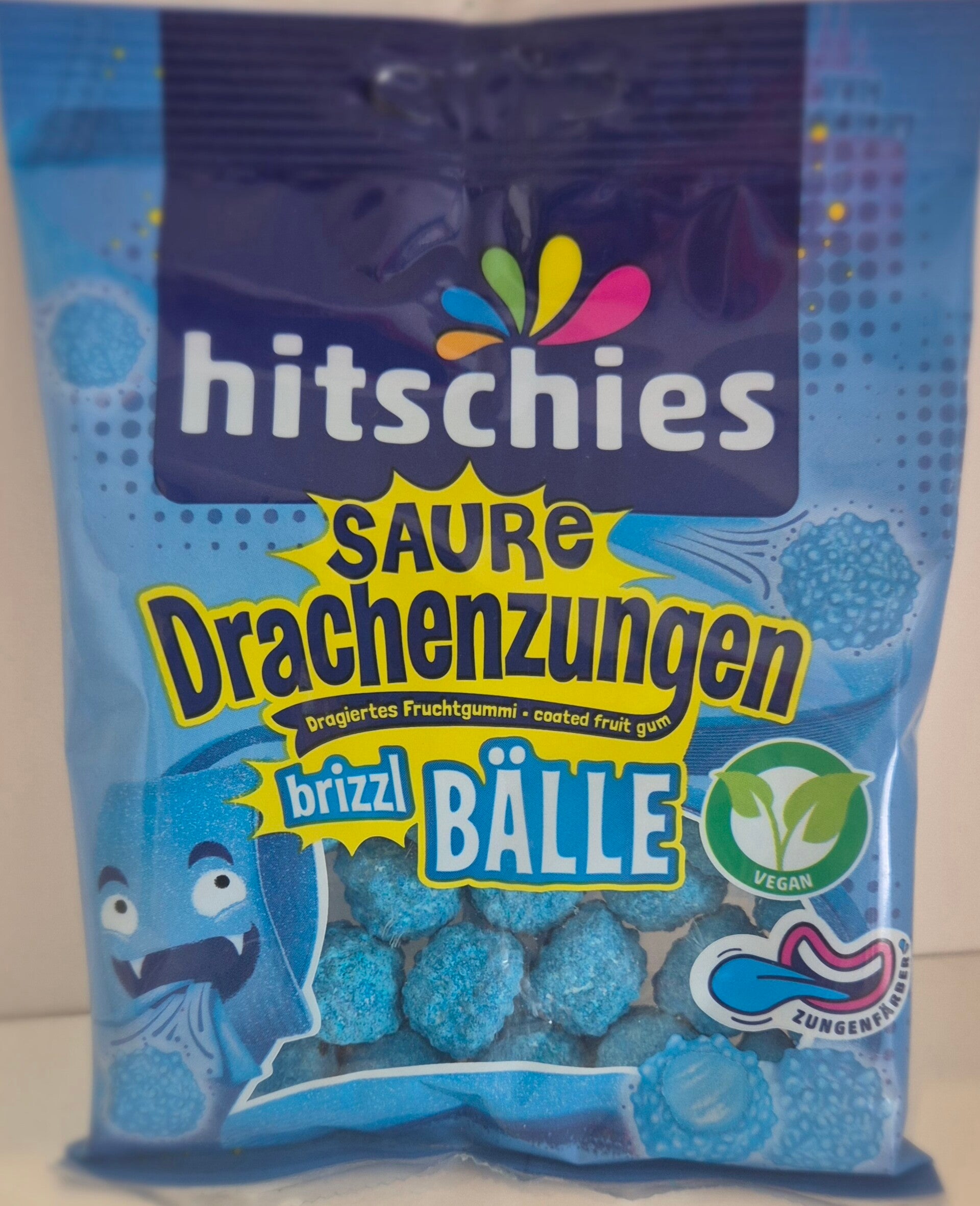 Saure Brizzl Bälle Blau