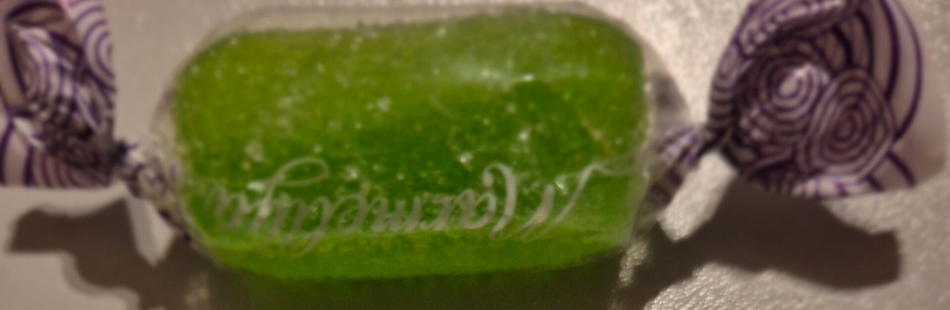 Zucker bestreutes Gelee Konfekt mit Limettengeschmack 12g