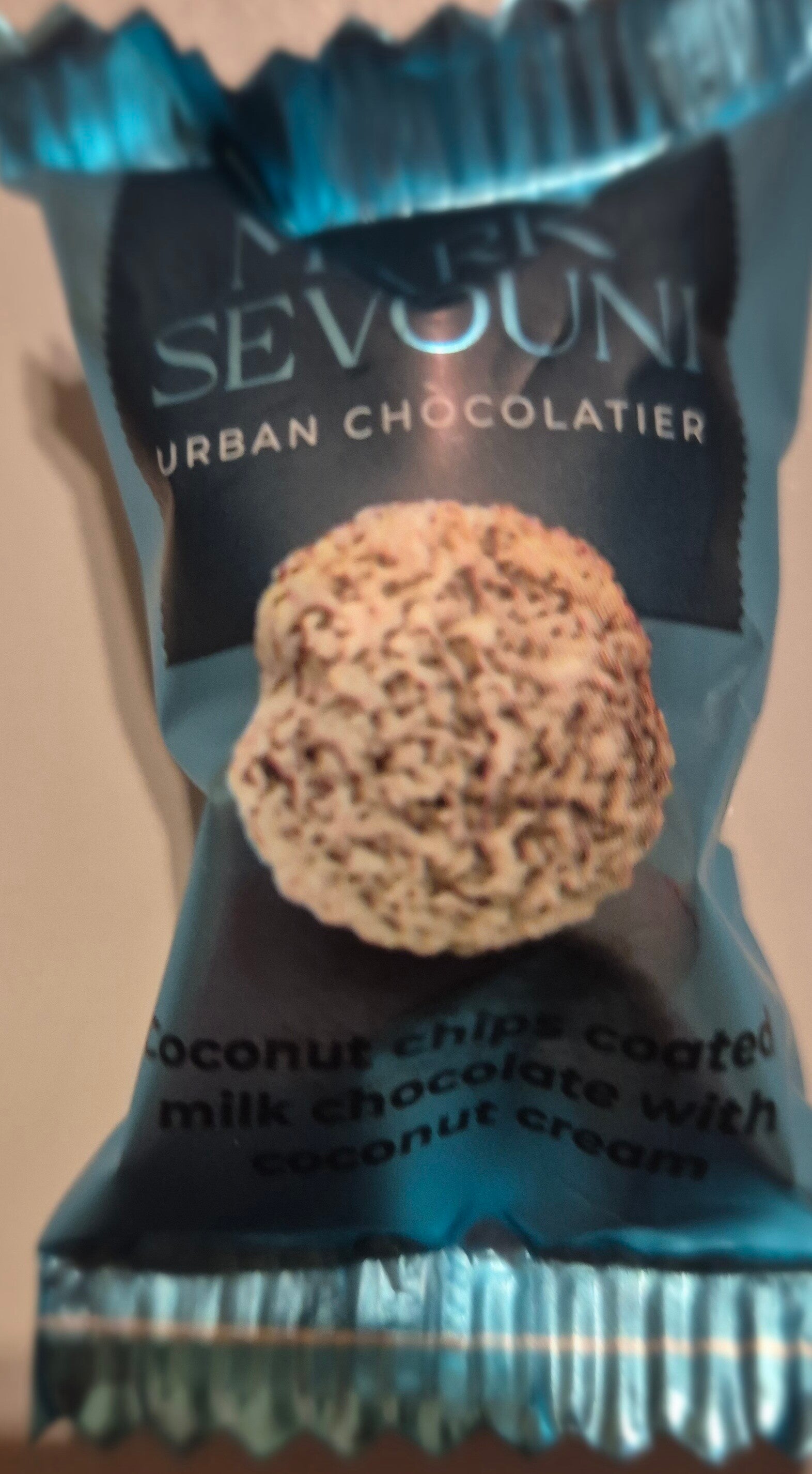 Schoko Pralinen Kugel  mit Kokos Creme 12g