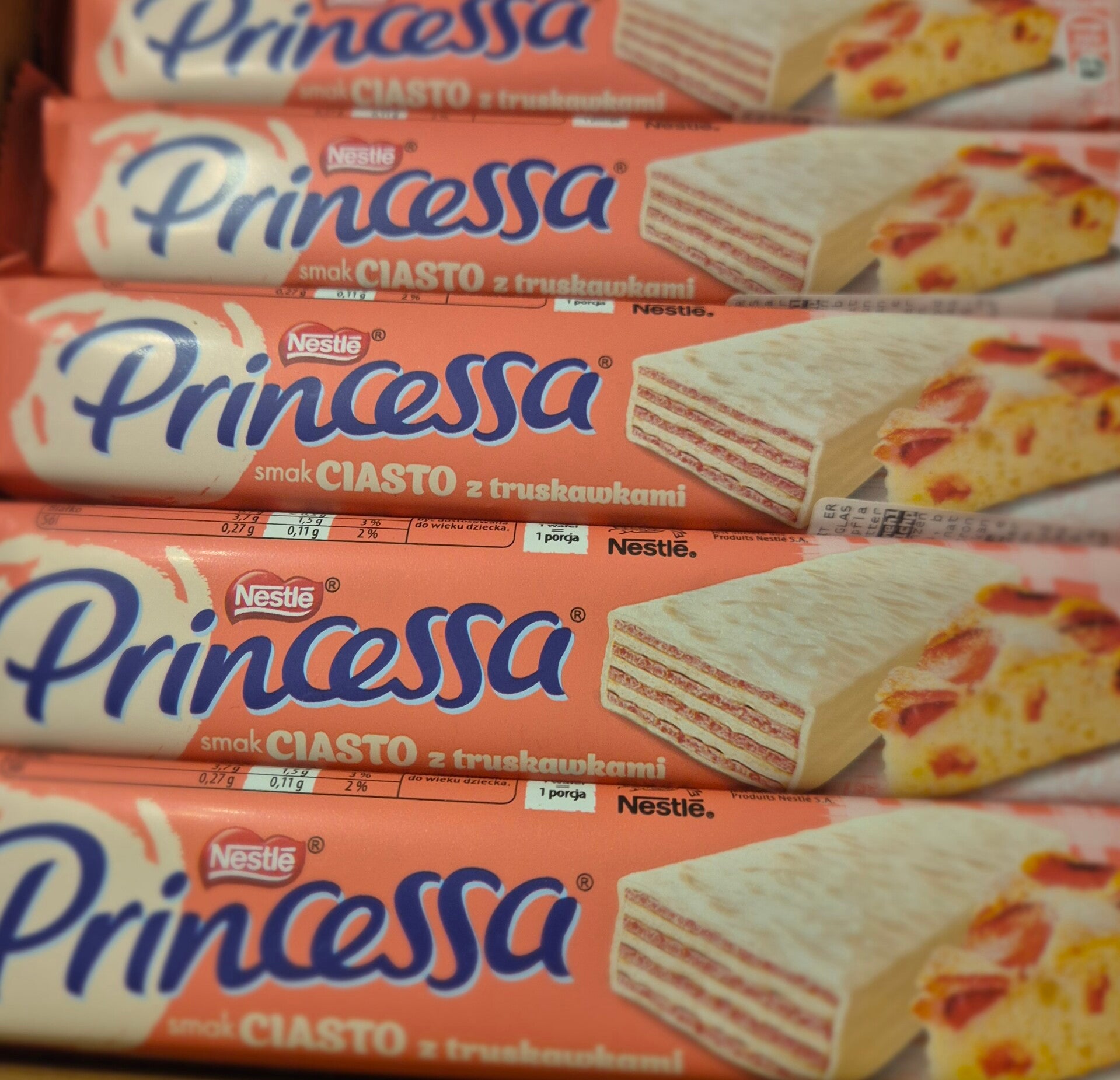 Princessa mit Erdbeerkuchen geschmack 40g