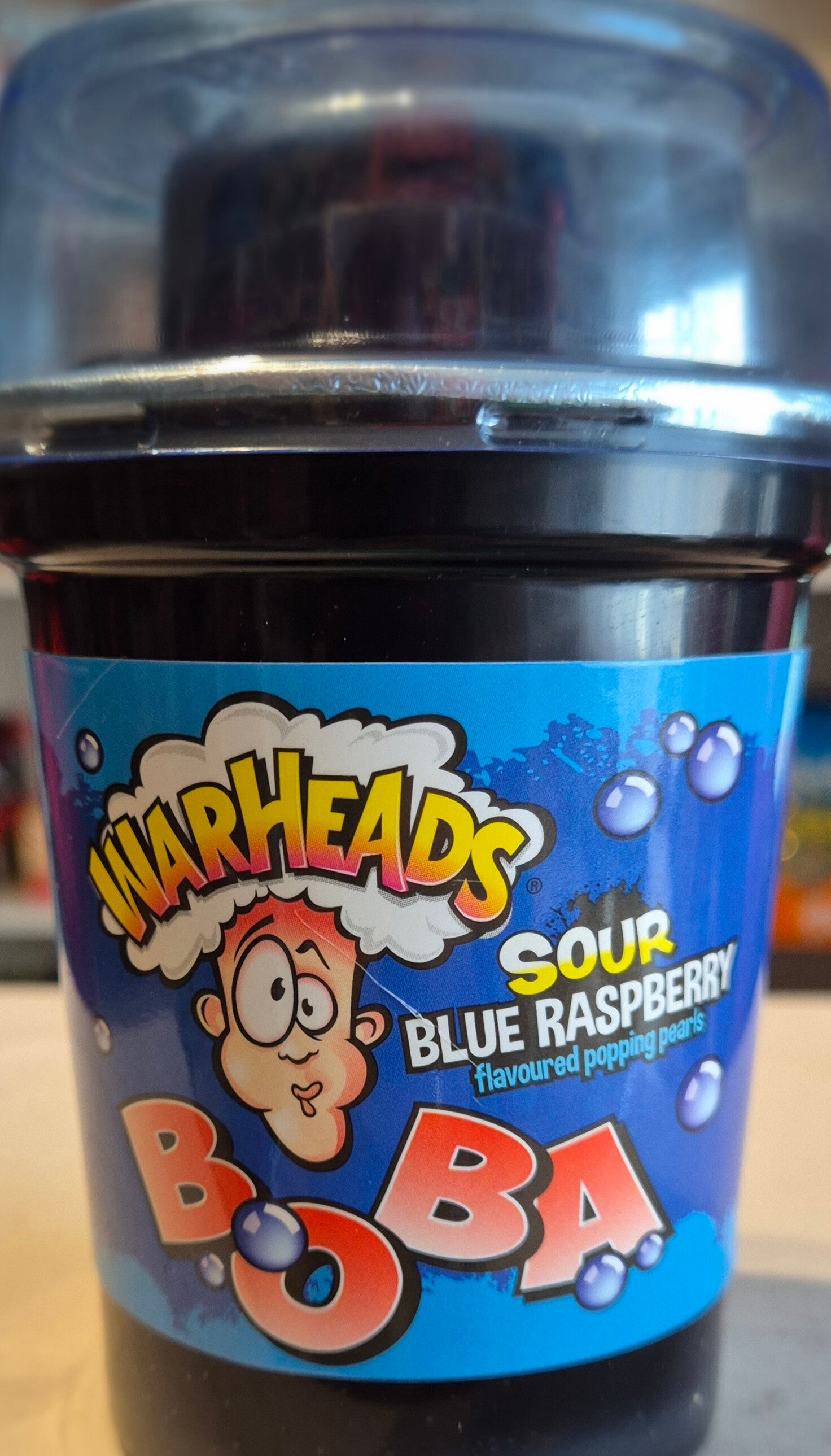 Warheads Boba – Sour Blue Raspberry (400 ml)
